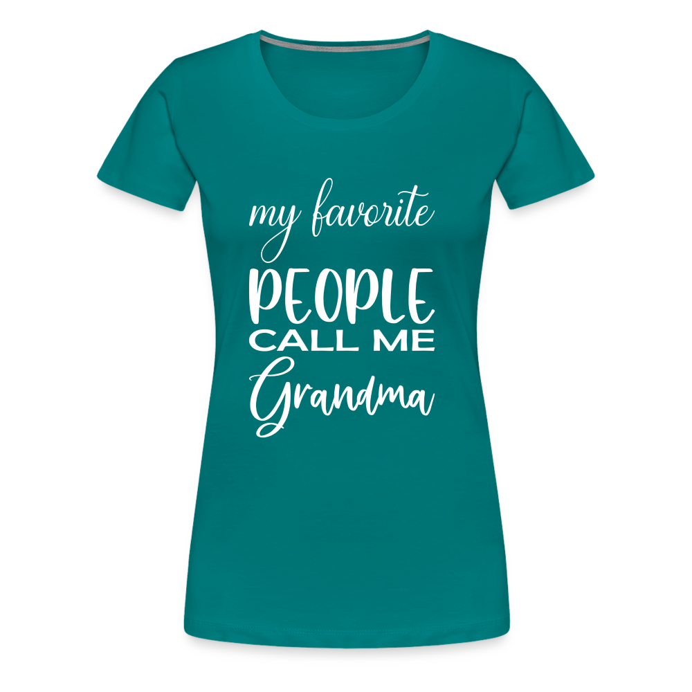 Frauen Premium T-Shirt - Grandma - Divablau