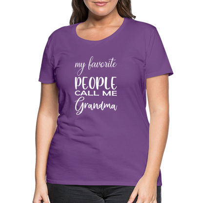 Frauen Premium T-Shirt - Grandma - Lila