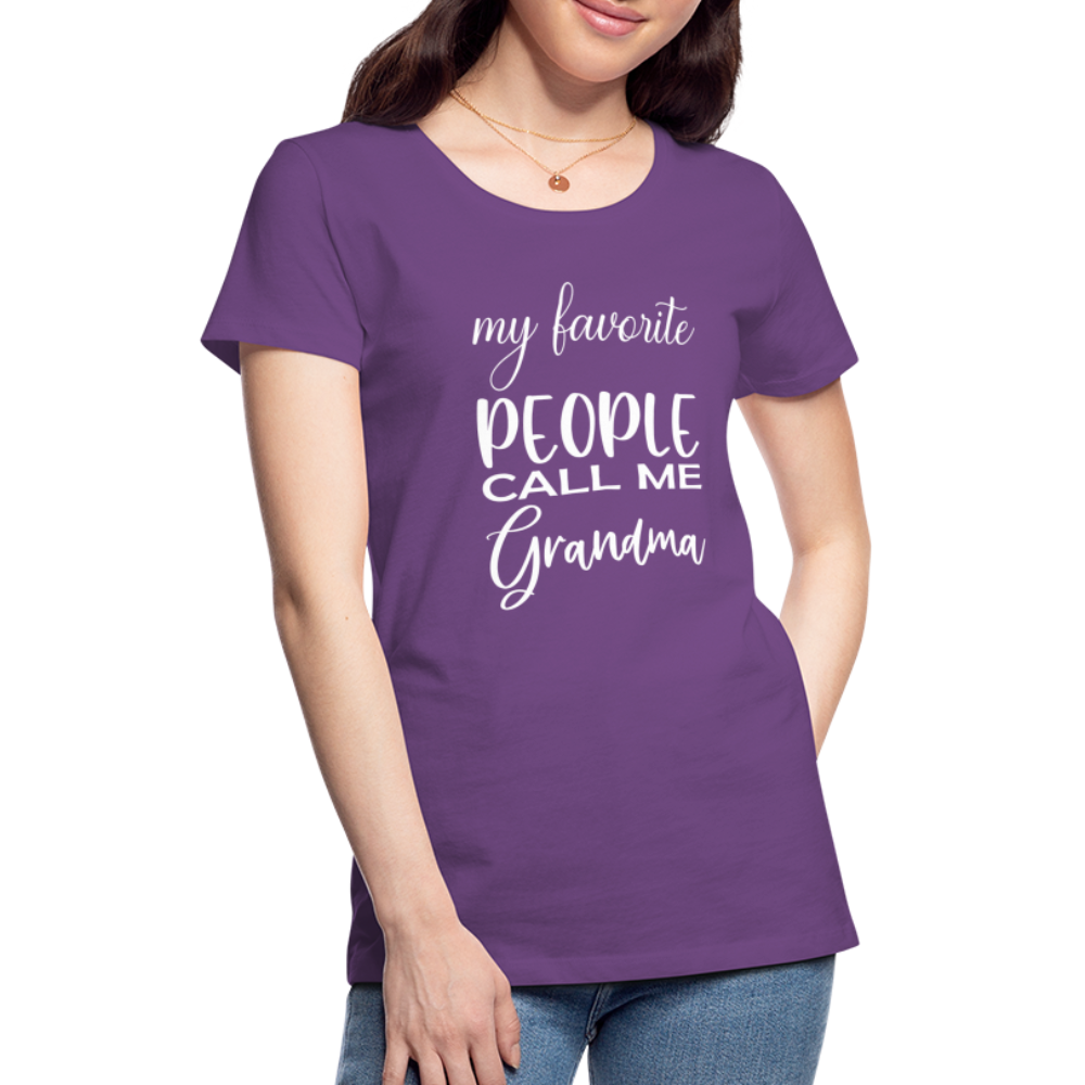 Frauen Premium T-Shirt - Grandma - Lila