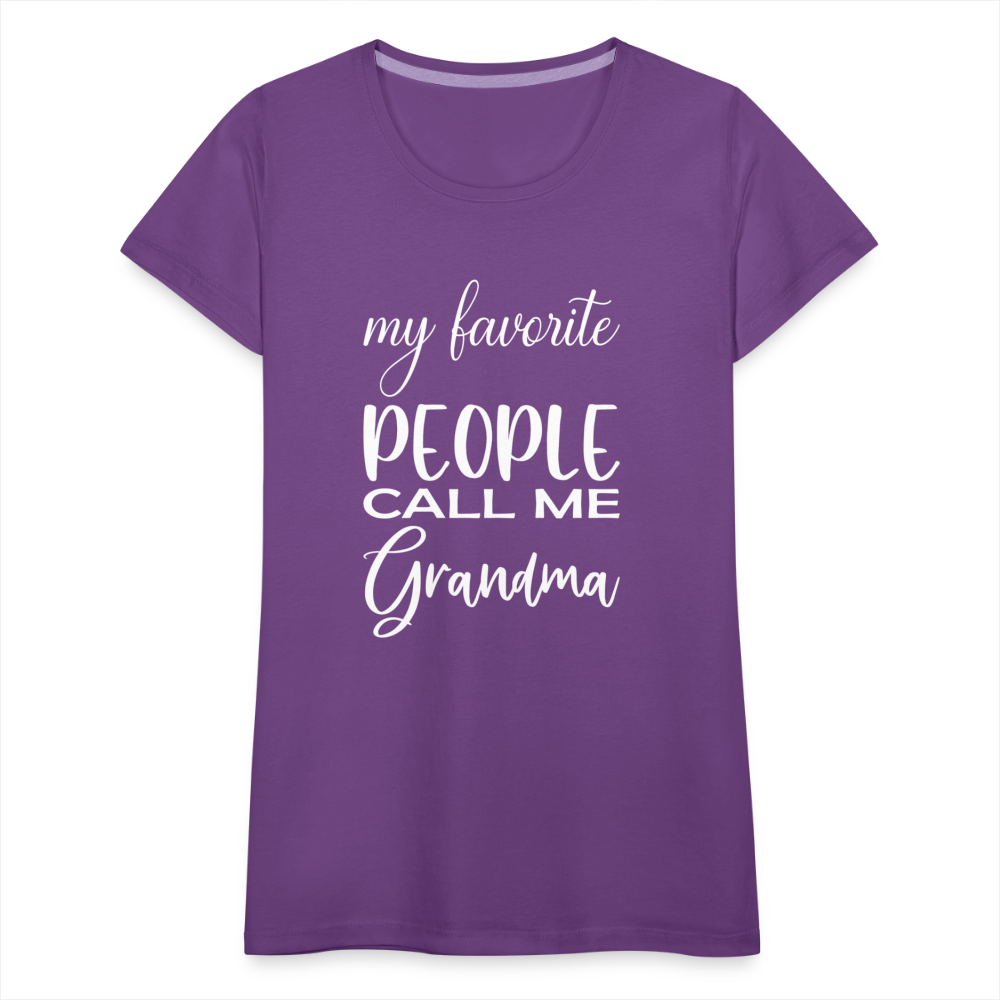 Frauen Premium T-Shirt - Grandma - Lila