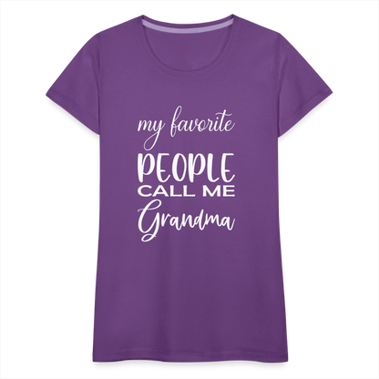 Frauen Premium T-Shirt - Grandma - Lila