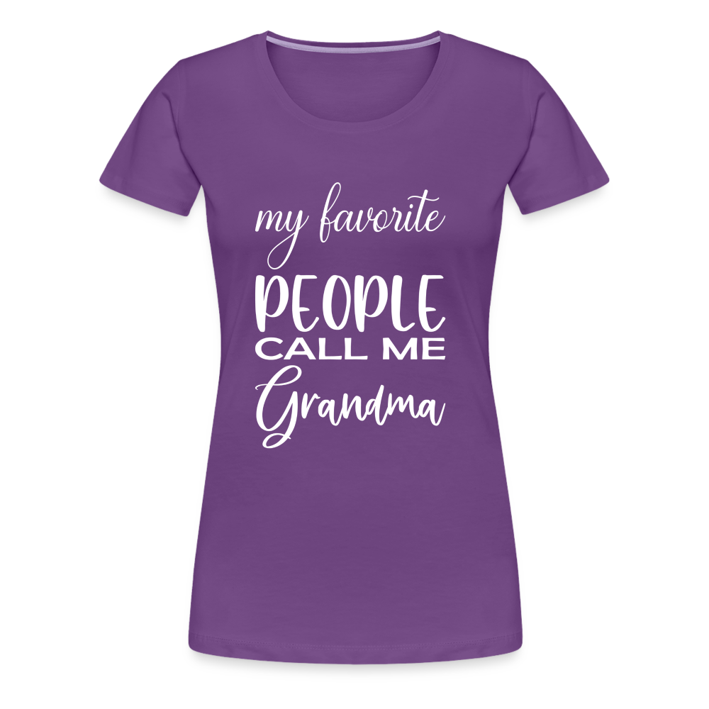 Frauen Premium T-Shirt - Grandma - Lila