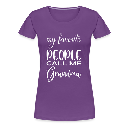 Frauen Premium T-Shirt - Grandma - Lila