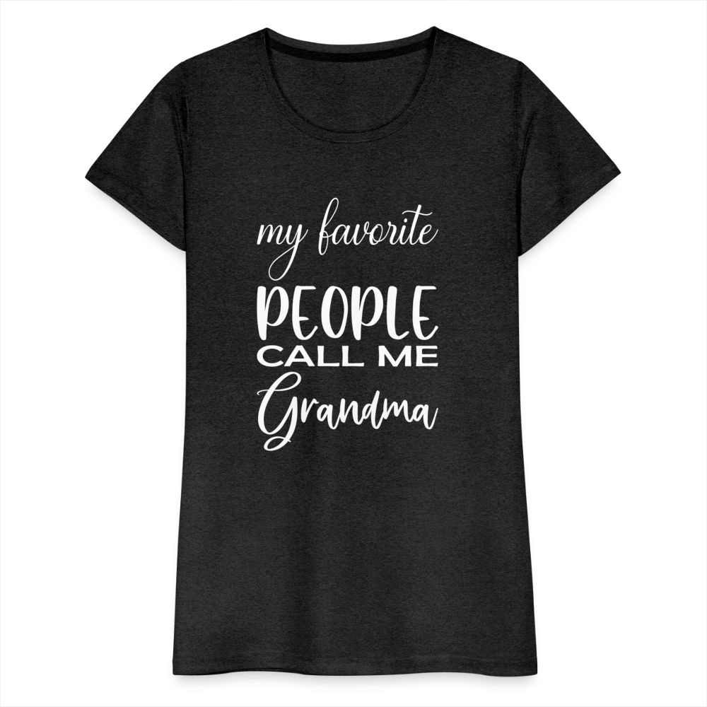 Frauen Premium T-Shirt - Grandma - Anthrazit