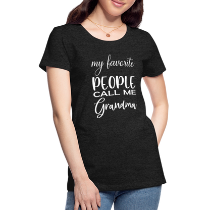 Frauen Premium T-Shirt - Grandma - Anthrazit