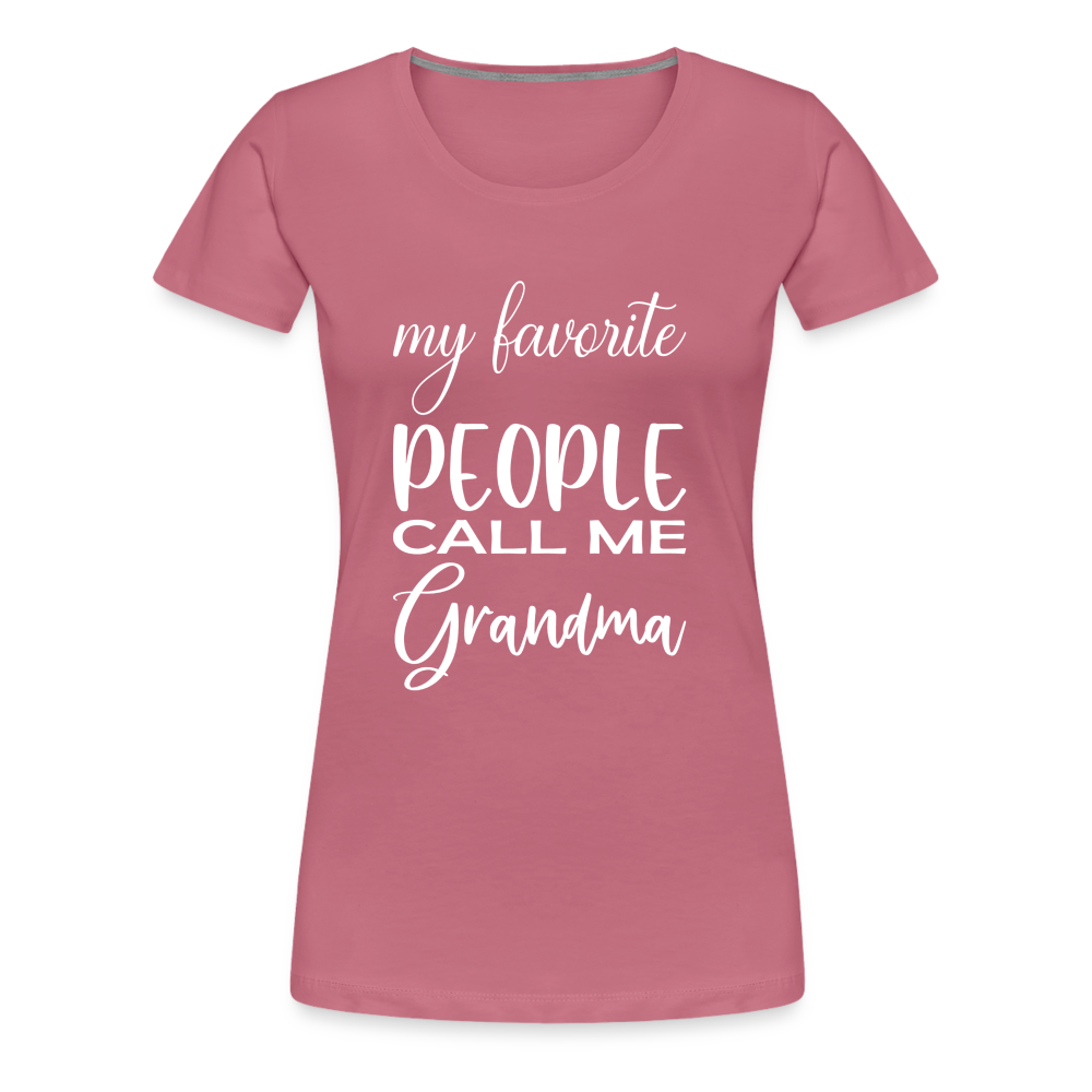 Frauen Premium T-Shirt - Grandma - Malve