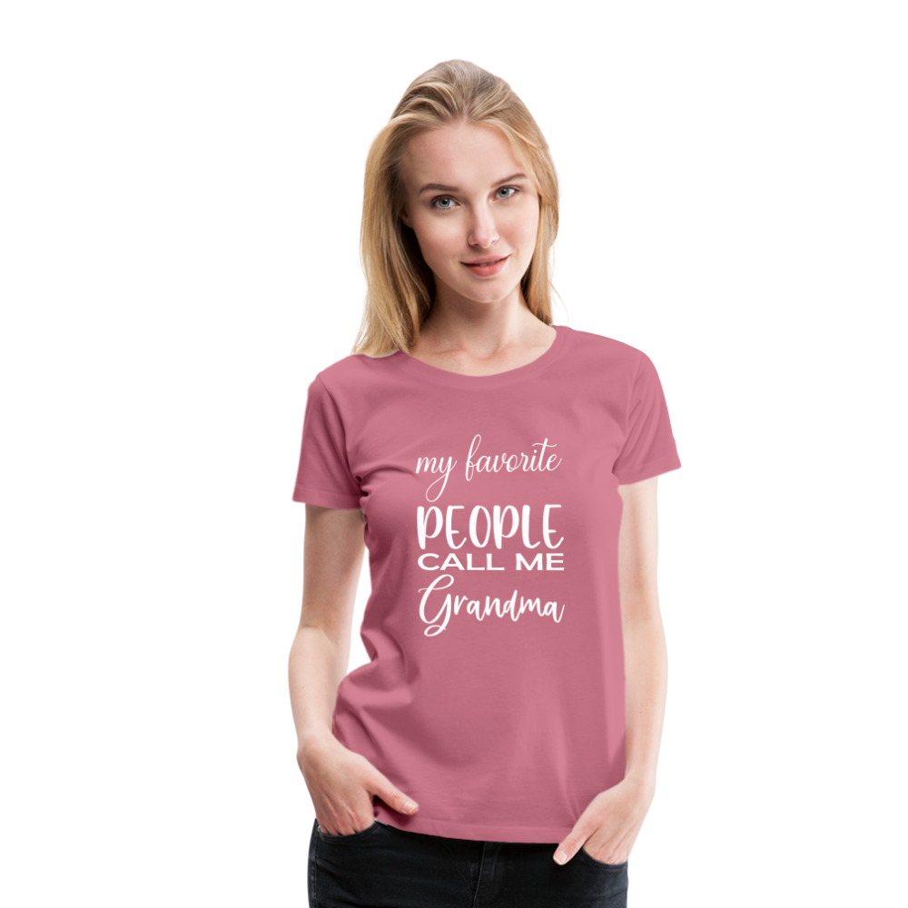 Frauen Premium T-Shirt - Grandma - Malve