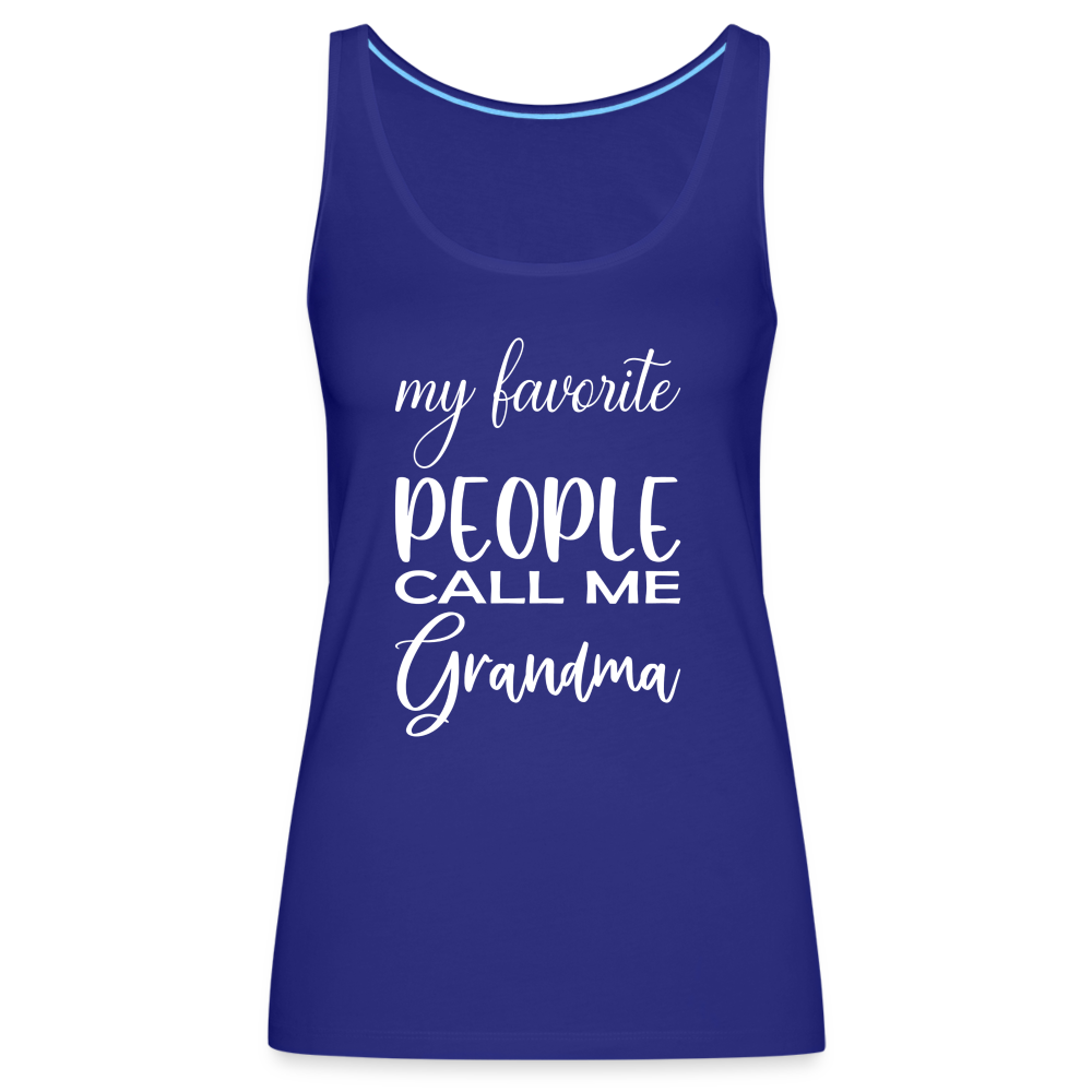 Frauen Premium Tank Top - Grandma - Königsblau