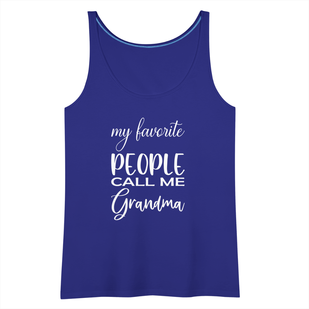 Frauen Premium Tank Top - Grandma - Königsblau