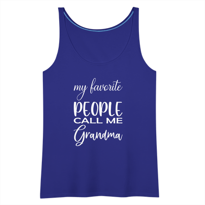 Frauen Premium Tank Top - Grandma - Königsblau