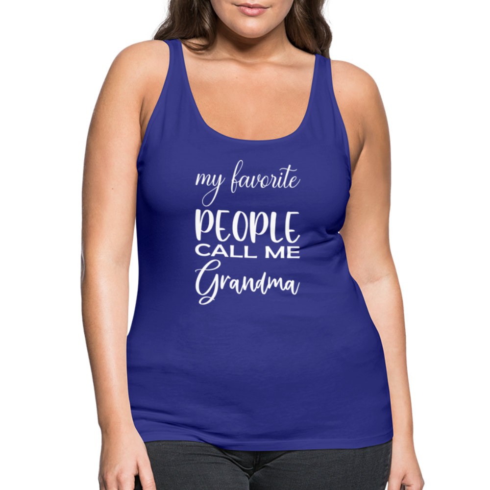 Frauen Premium Tank Top - Grandma - Königsblau