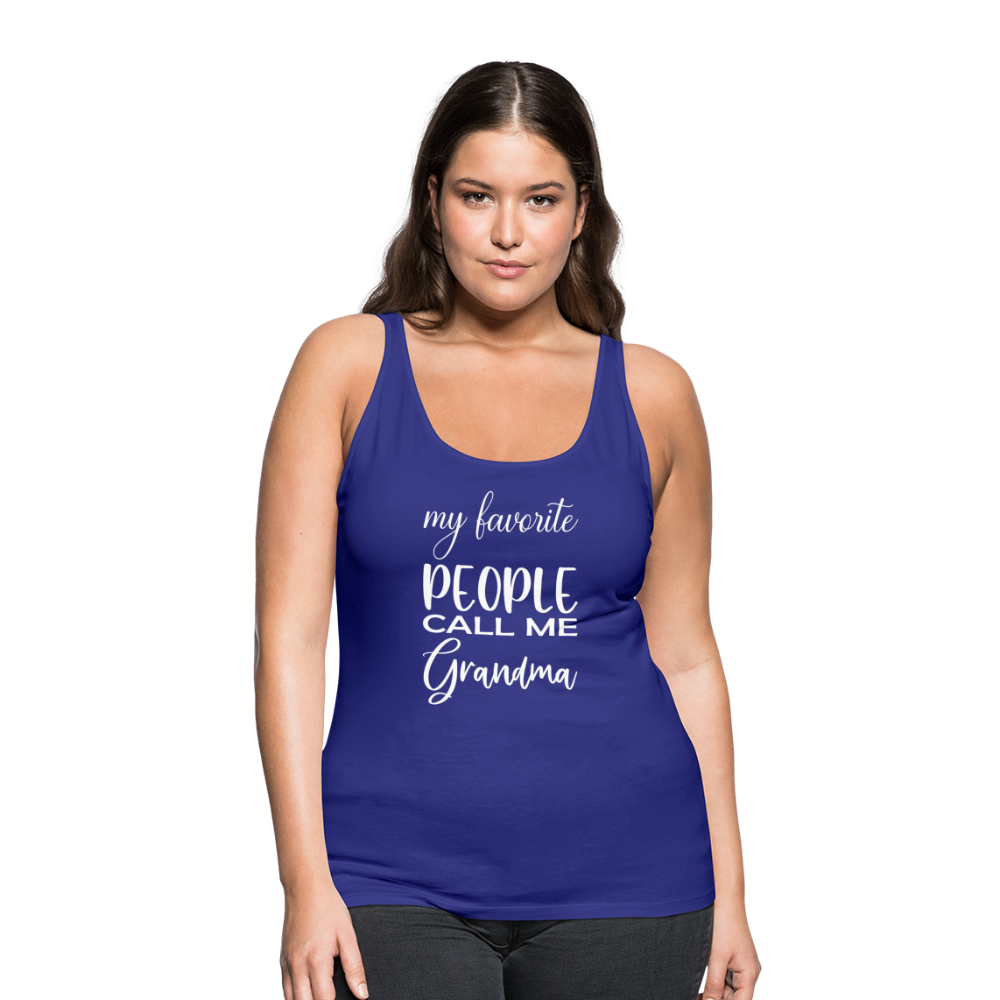 Frauen Premium Tank Top - Grandma - Königsblau