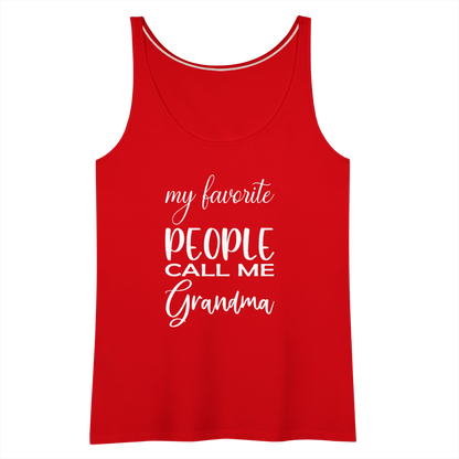 Frauen Premium Tank Top - Grandma - Rot