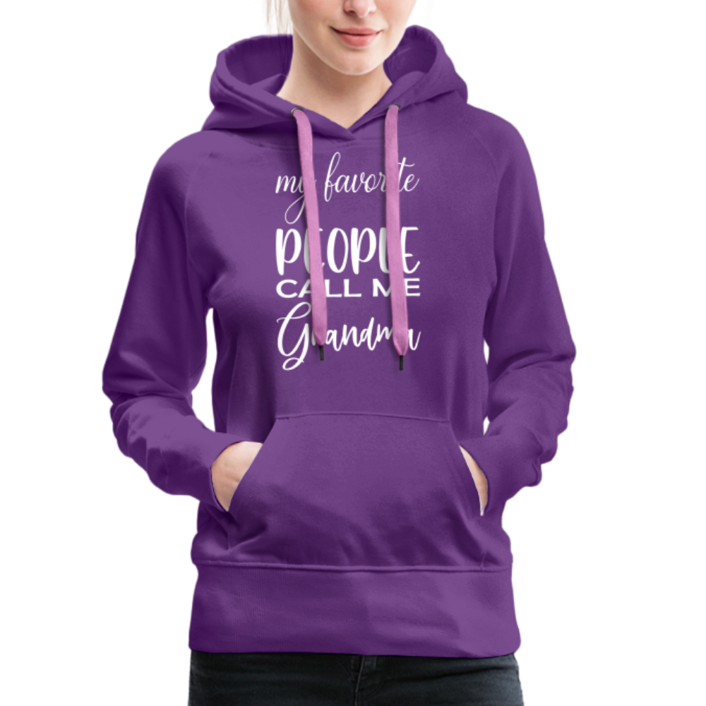 Frauen Premium Hoodie - Grandma - Purple