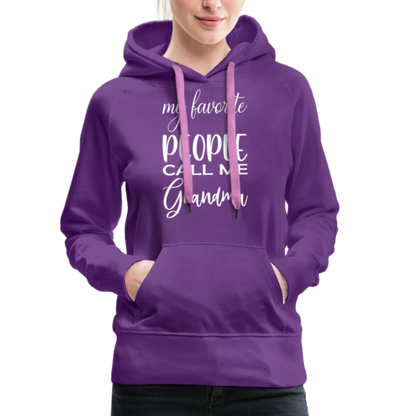 Frauen Premium Hoodie - Grandma - Purple