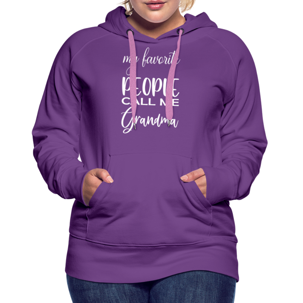 Frauen Premium Hoodie - Grandma - Purple