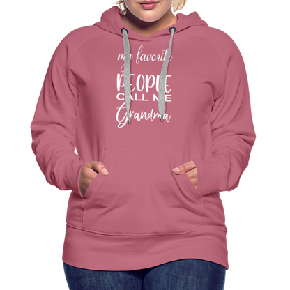 Frauen Premium Hoodie - Grandma - Malve