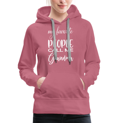 Frauen Premium Hoodie - Grandma - Malve