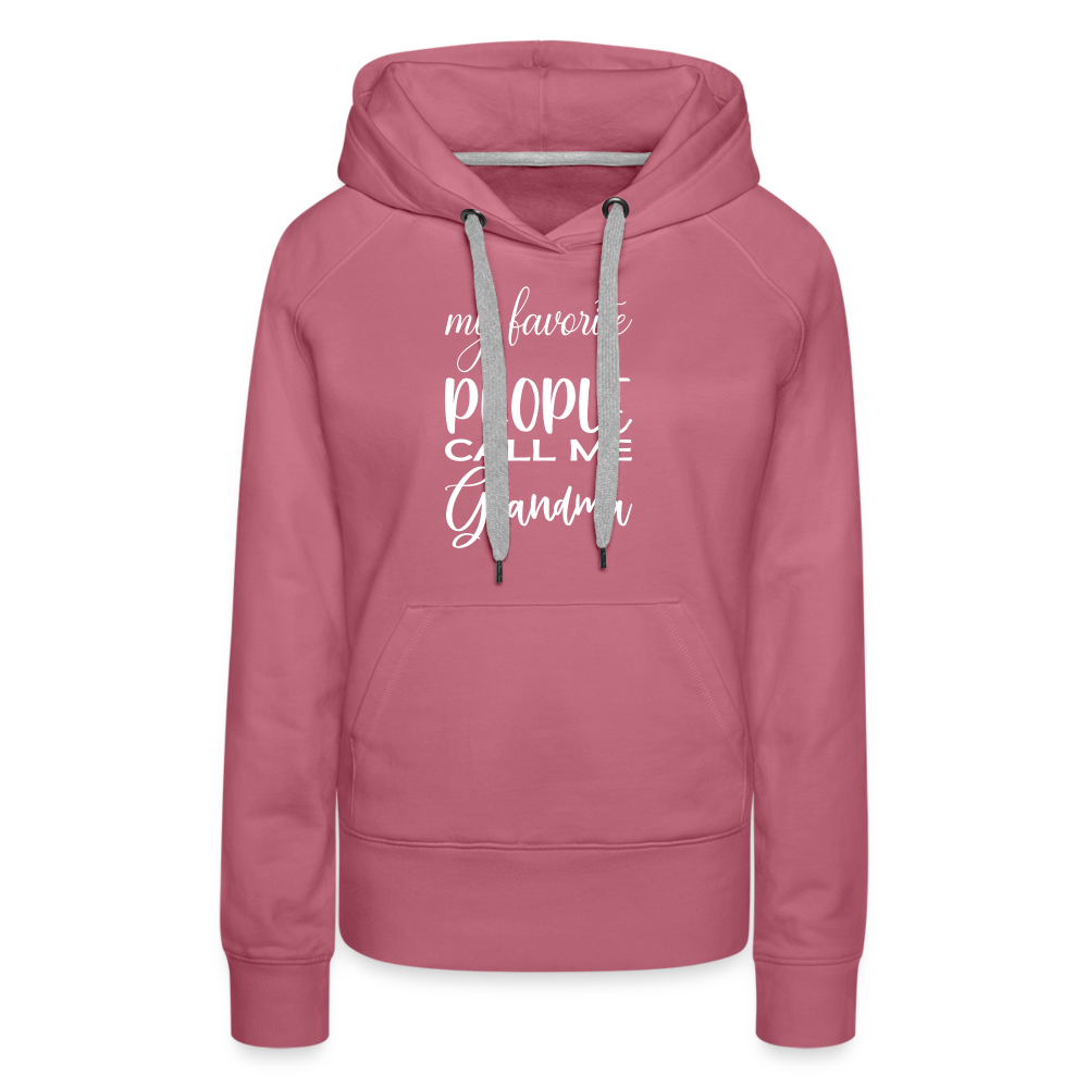 Frauen Premium Hoodie - Grandma - Malve