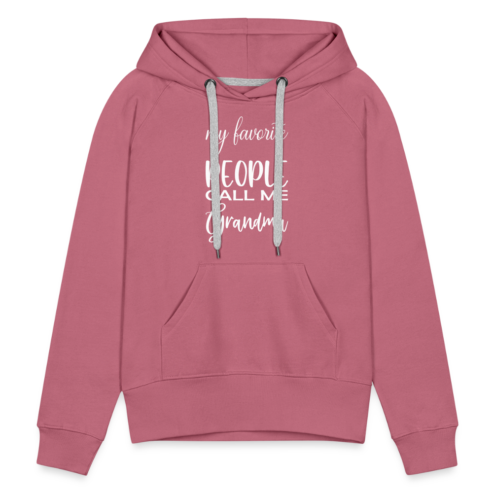 Frauen Premium Hoodie - Grandma - Malve