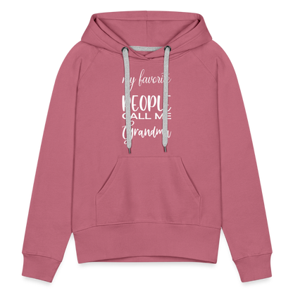 Frauen Premium Hoodie - Grandma - Malve