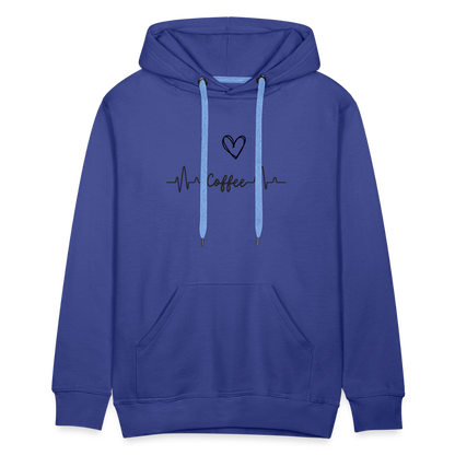 Men’s Premium Hoodie - I Love Coffee - Königsblau