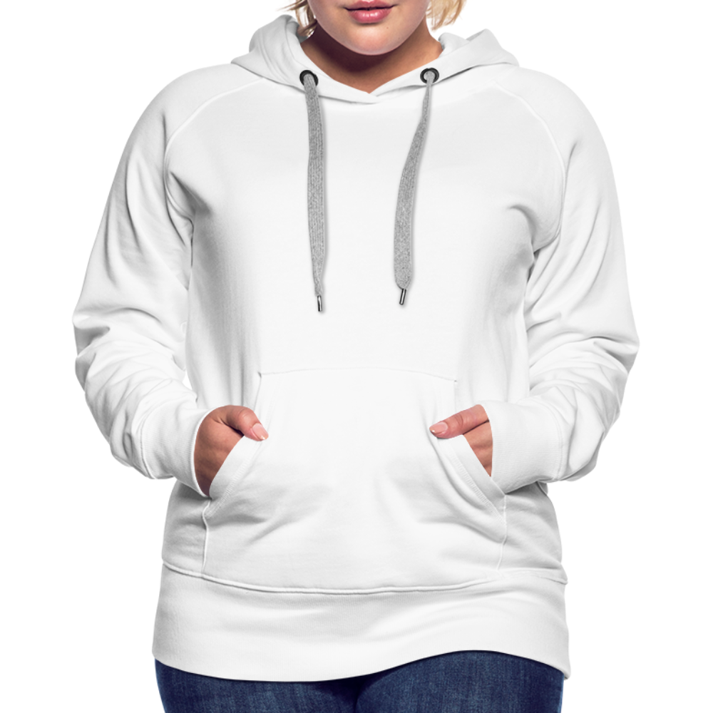 Frauen Premium Hoodie - Ich bin die Braut - weiß