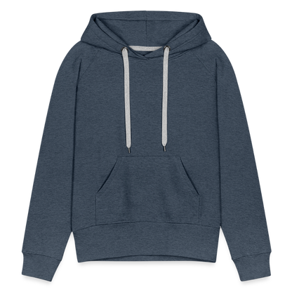 Frauen Premium Hoodie - Ich bin die Braut - Jeansblau