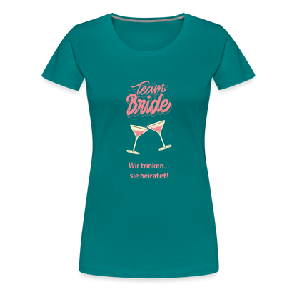 Frauen Premium T-Shirt - Team Bride - Divablau