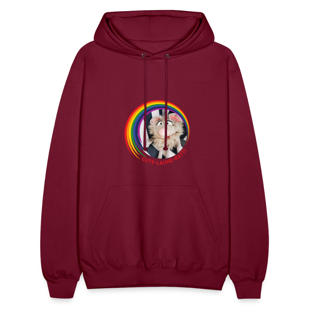 Unisex Hoodie - Gute Laune Ratti - Bordeaux