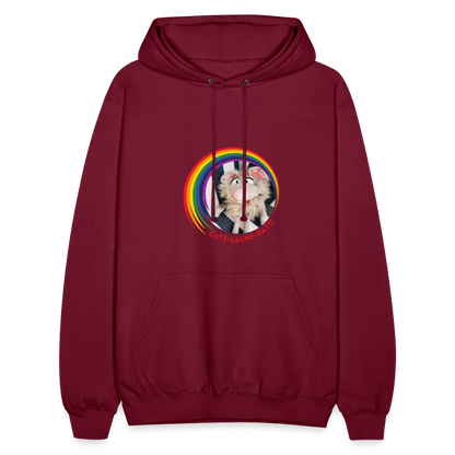 Unisex Hoodie - Gute Laune Ratti - Bordeaux