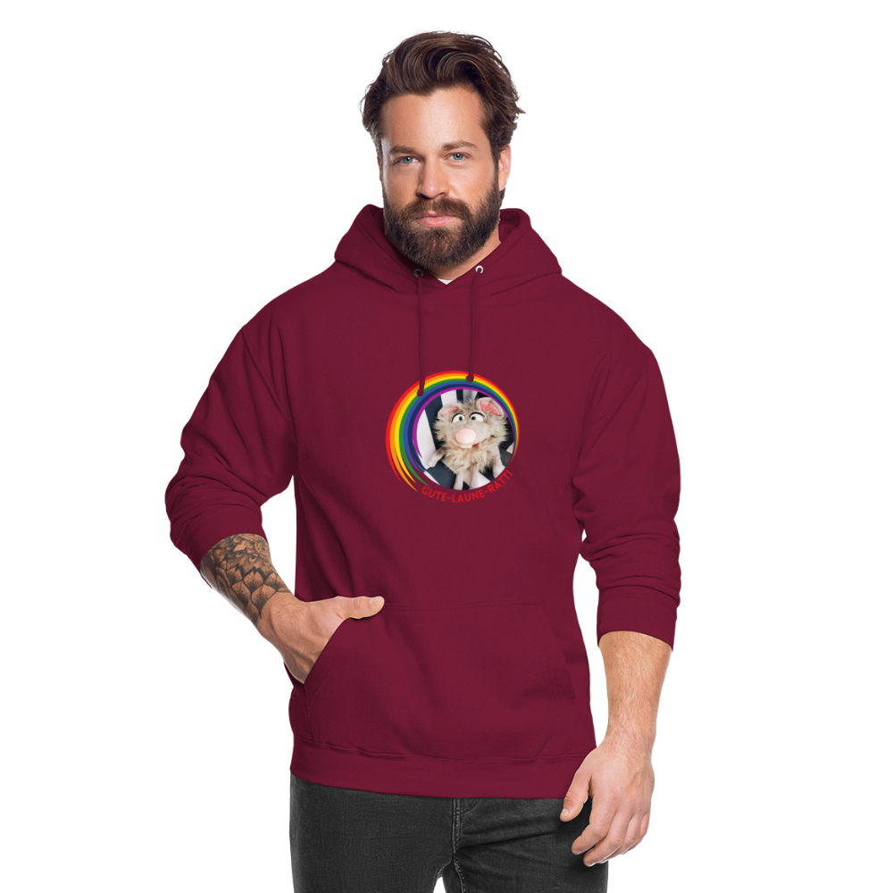 Unisex Hoodie - Gute Laune Ratti - Bordeaux