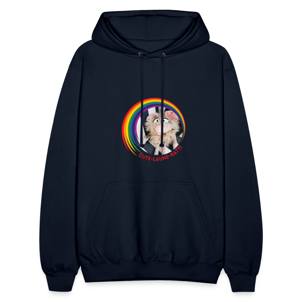 Unisex Hoodie - Gute Laune Ratti - Navy