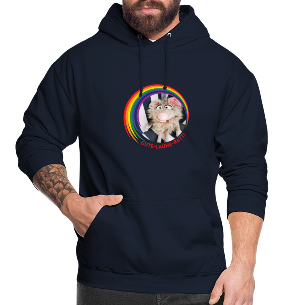 Unisex Hoodie - Gute Laune Ratti - Navy