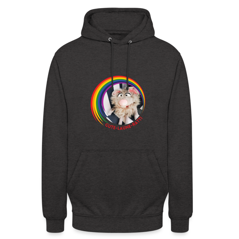 Unisex Hoodie - Gute Laune Ratti - Anthrazit