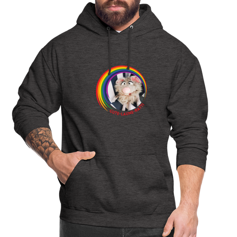 Unisex Hoodie - Gute Laune Ratti - Anthrazit