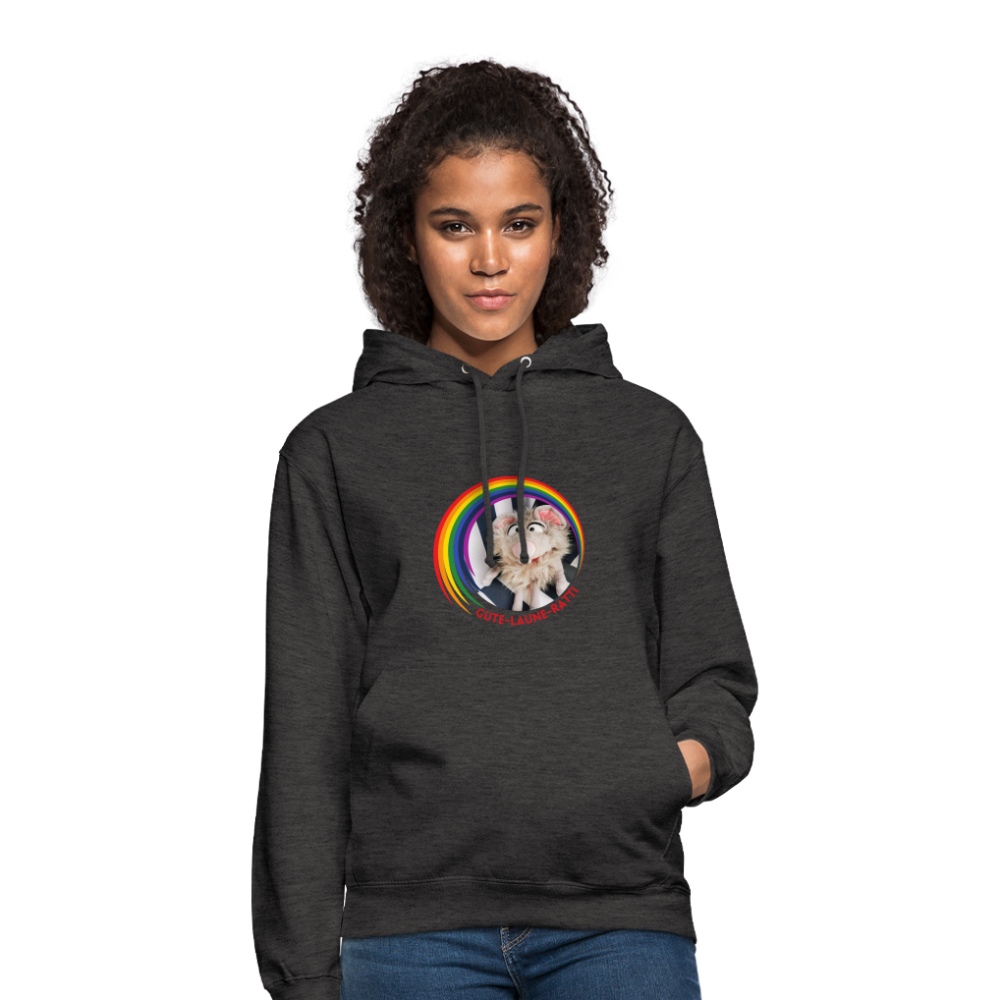 Unisex Hoodie - Gute Laune Ratti - Anthrazit