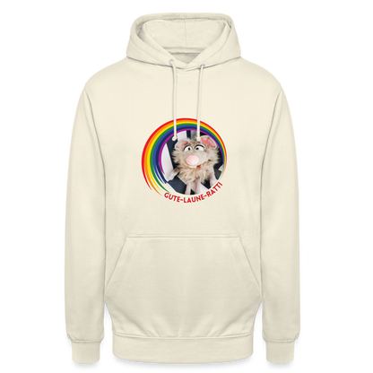 Unisex Hoodie - Gute Laune Ratti - Vanille-Milchshake