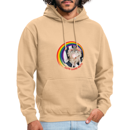 Unisex Hoodie - Gute Laune Ratti - Beige