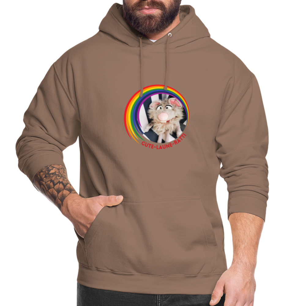 Unisex Hoodie - Gute Laune Ratti - Mokka