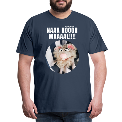 Männer Premium T-Shirt - Na hör mal! - Navy