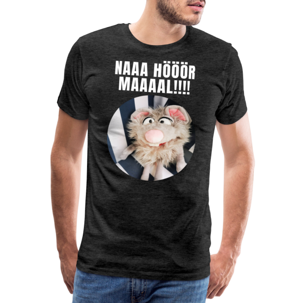 Männer Premium T-Shirt - Na hör mal! - Anthrazit