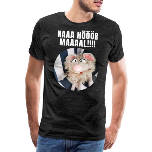 Männer Premium T-Shirt - Na hör mal! - Anthrazit