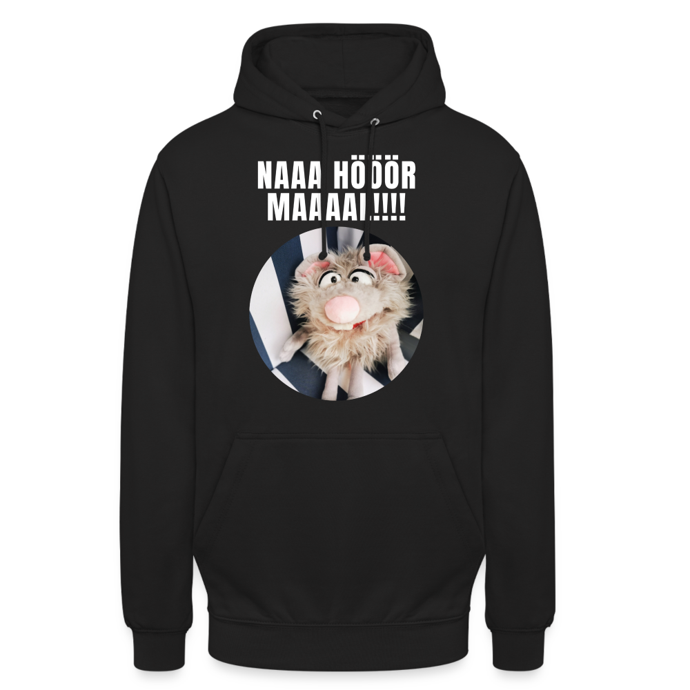 Unisex Hoodie - Na hör mal! - Schwarz