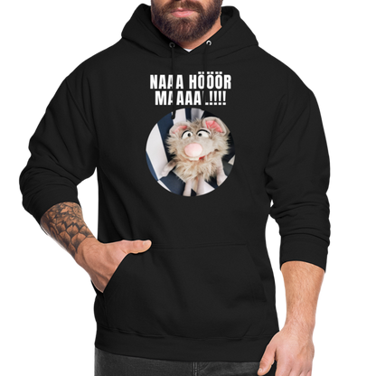 Unisex Hoodie - Na hör mal! - Schwarz