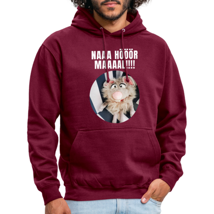 Unisex Hoodie - Na hör mal! - Bordeaux