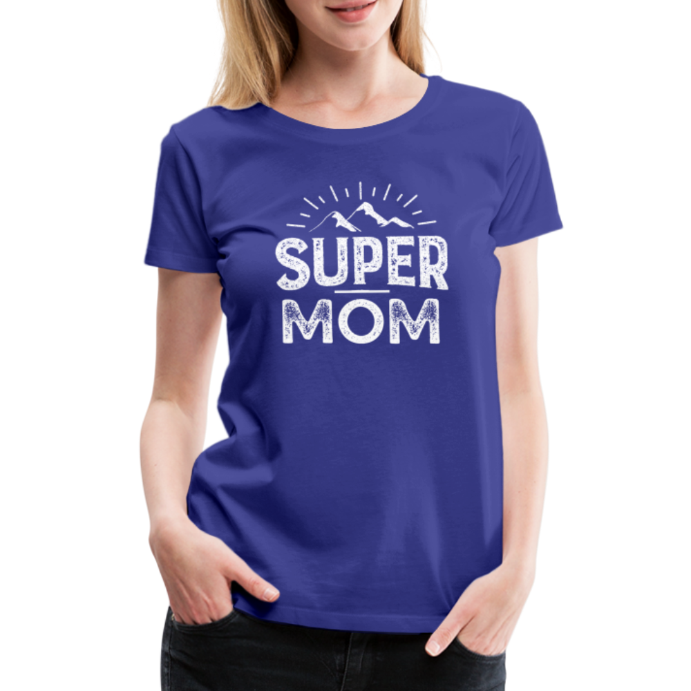 Frauen Premium T-Shirt - Super Mom - Königsblau