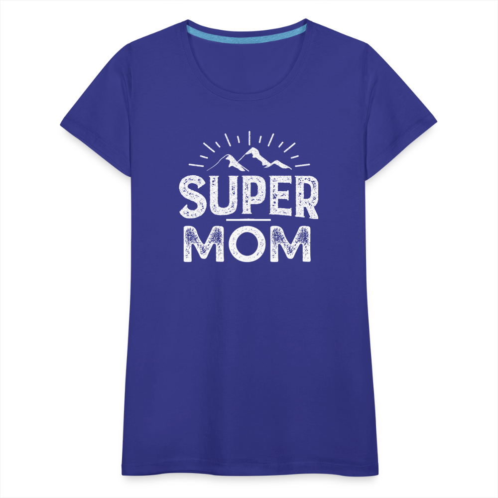 Frauen Premium T-Shirt - Super Mom - Königsblau