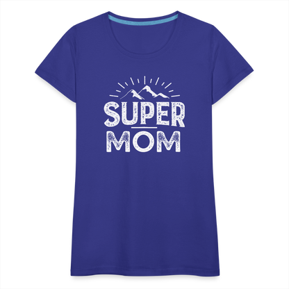 Frauen Premium T-Shirt - Super Mom - Königsblau