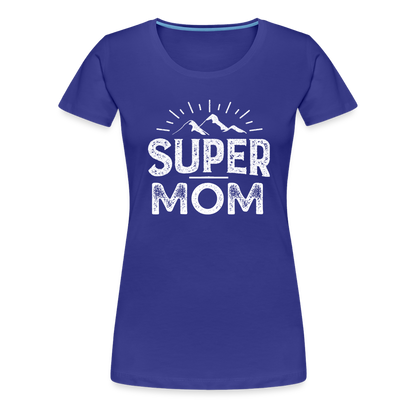 Frauen Premium T-Shirt - Super Mom - Königsblau